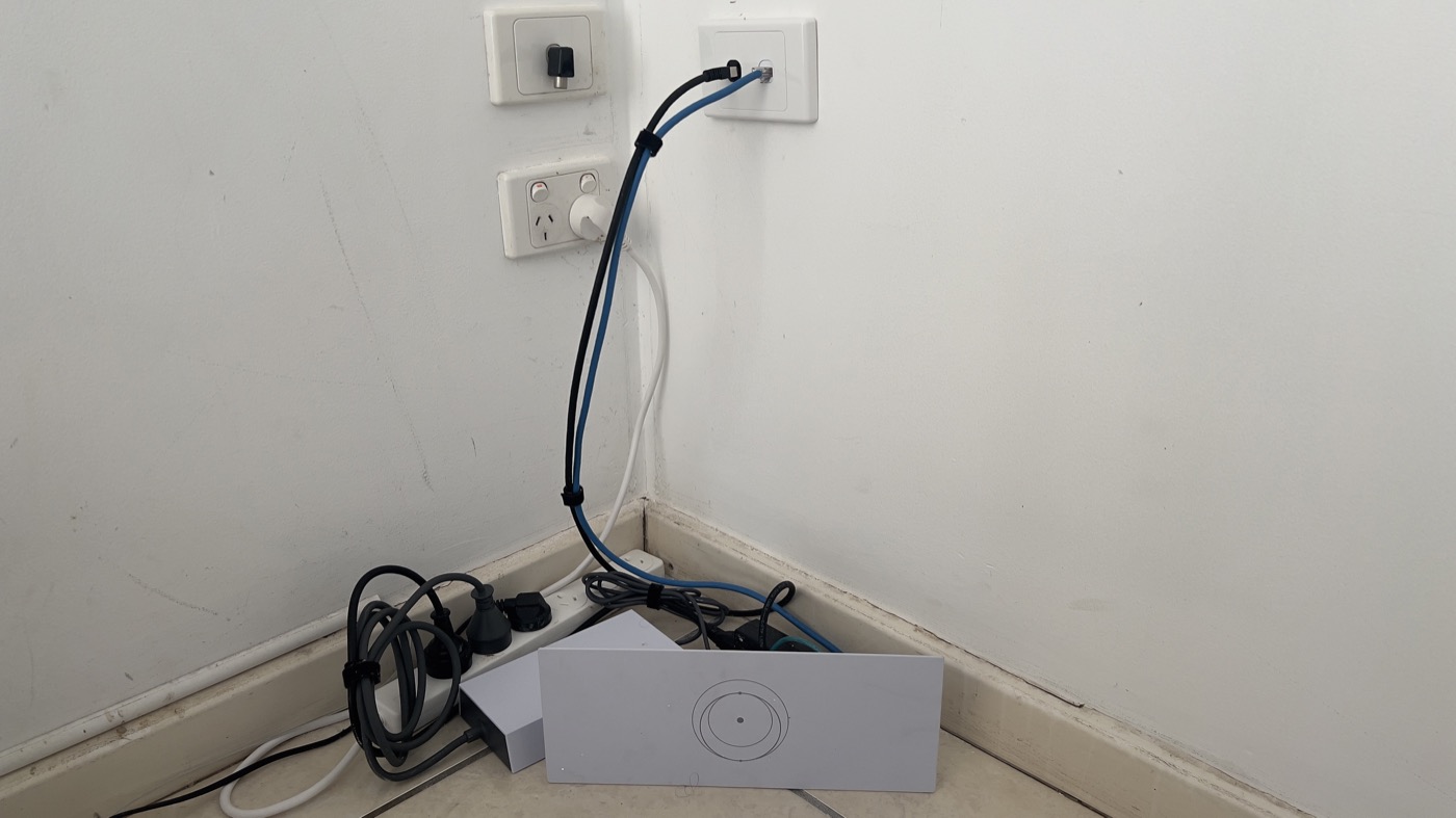 Starlink installation project viewed from above
